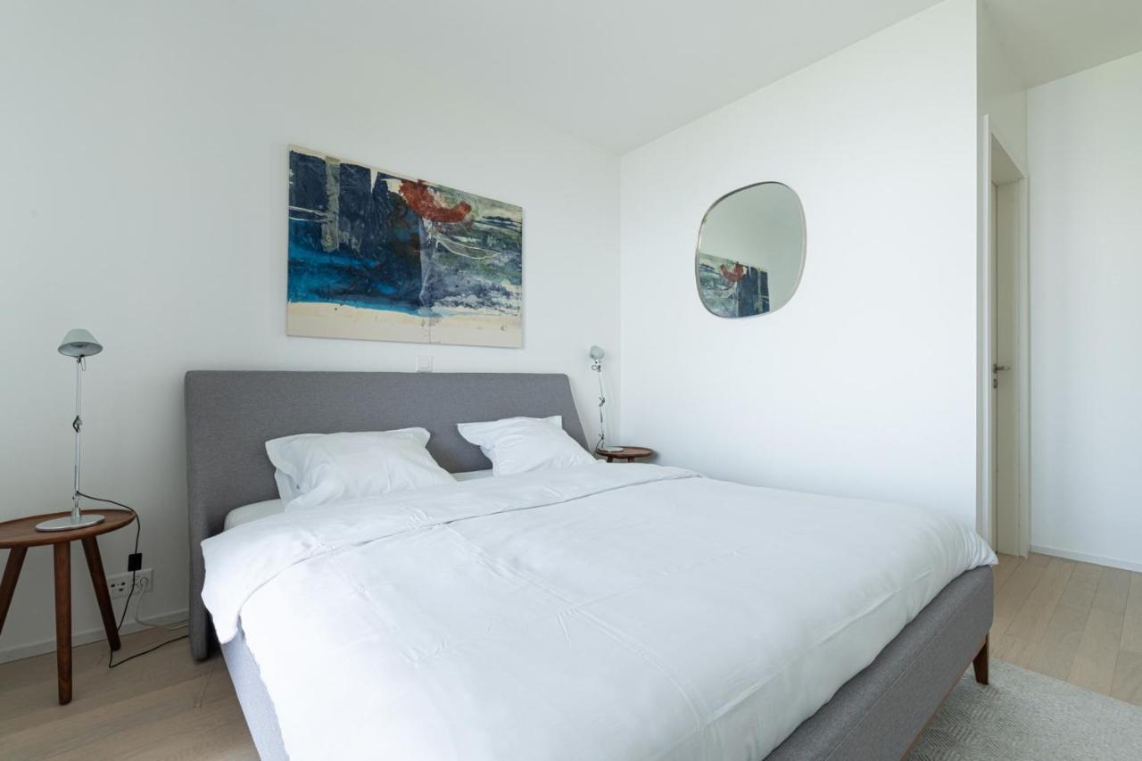 Les Terrasses De Lavaux 1 - Appartement De Luxe Avec Vue Panoramique Et Piscine Puidoux Eksteriør bilde